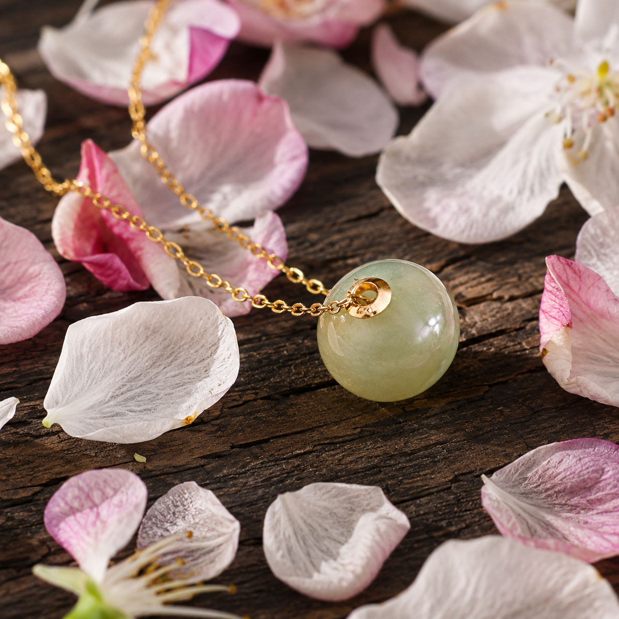 COLLIER JADE DU BONHEUR